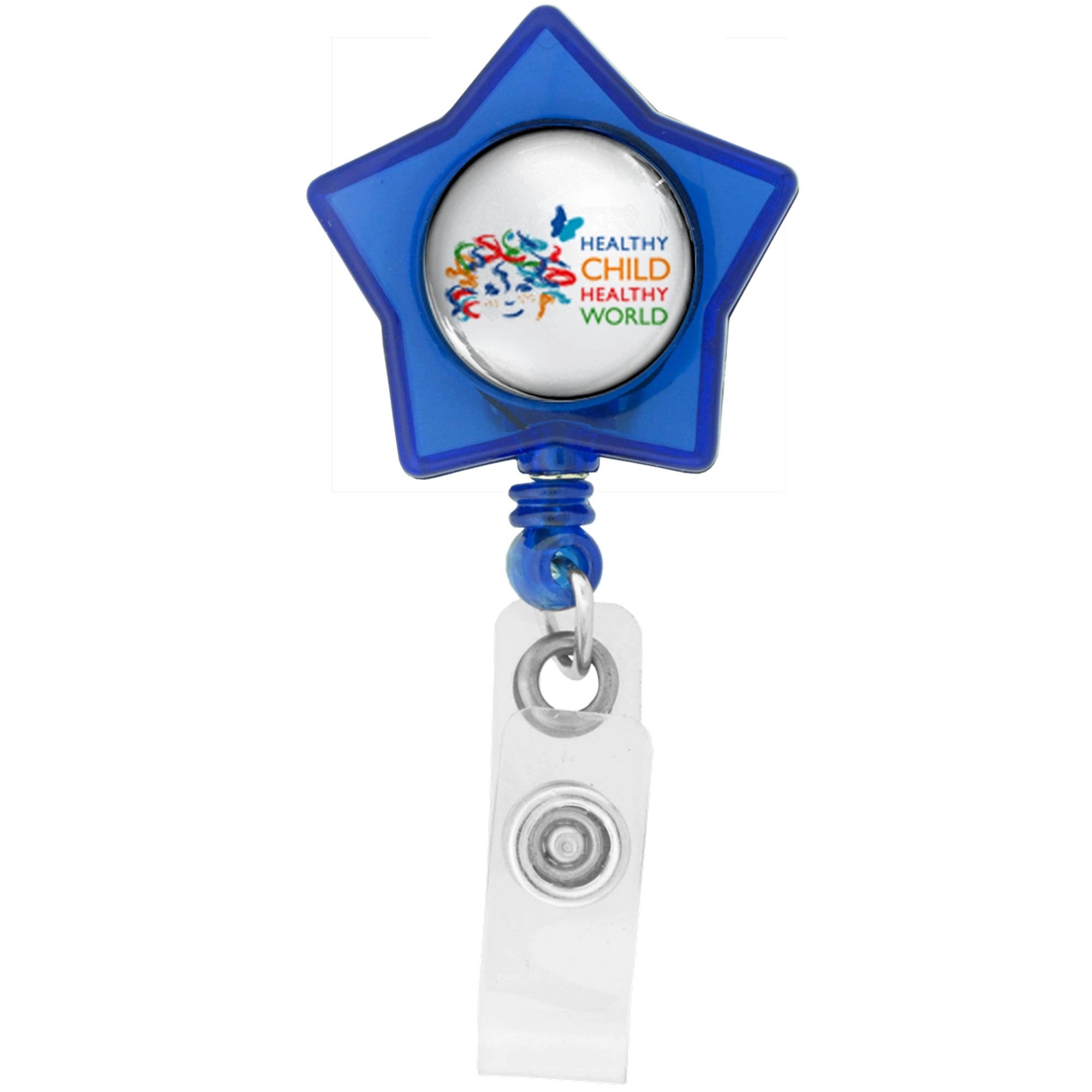 Star-Shaped Retractable Badge Holder 2