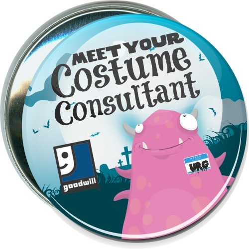 Goodwill, Meet your Costume Consultant, Halloween Button 1