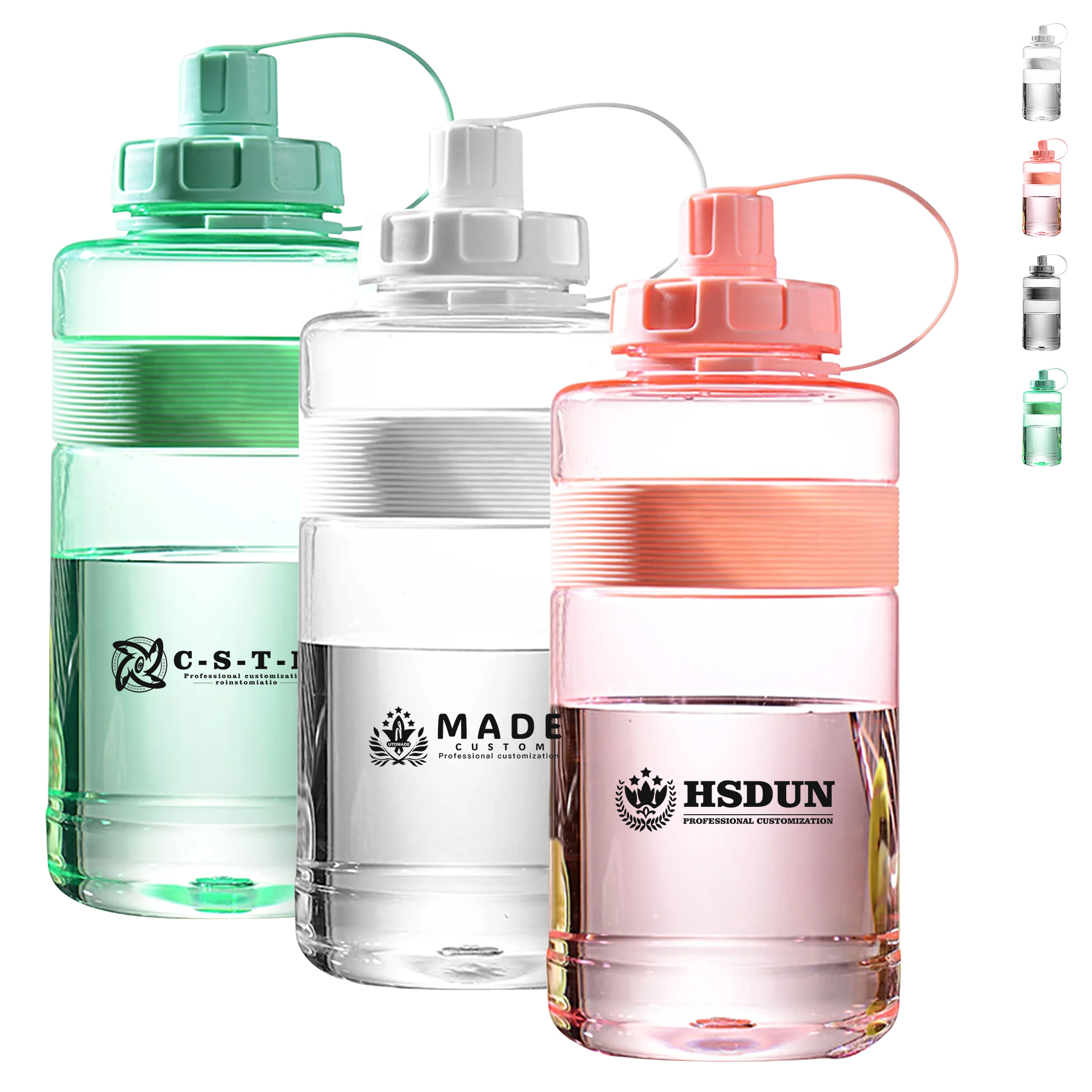 Plastic Fitness Water Bottle 20OZ 6