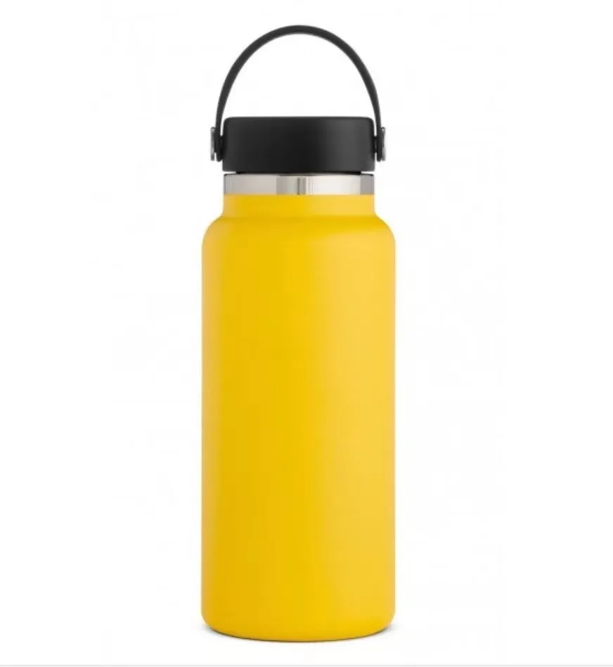 32 Oz Wide Mouth Bottle With Flex Cap, custom water bottle with logo imprint 1