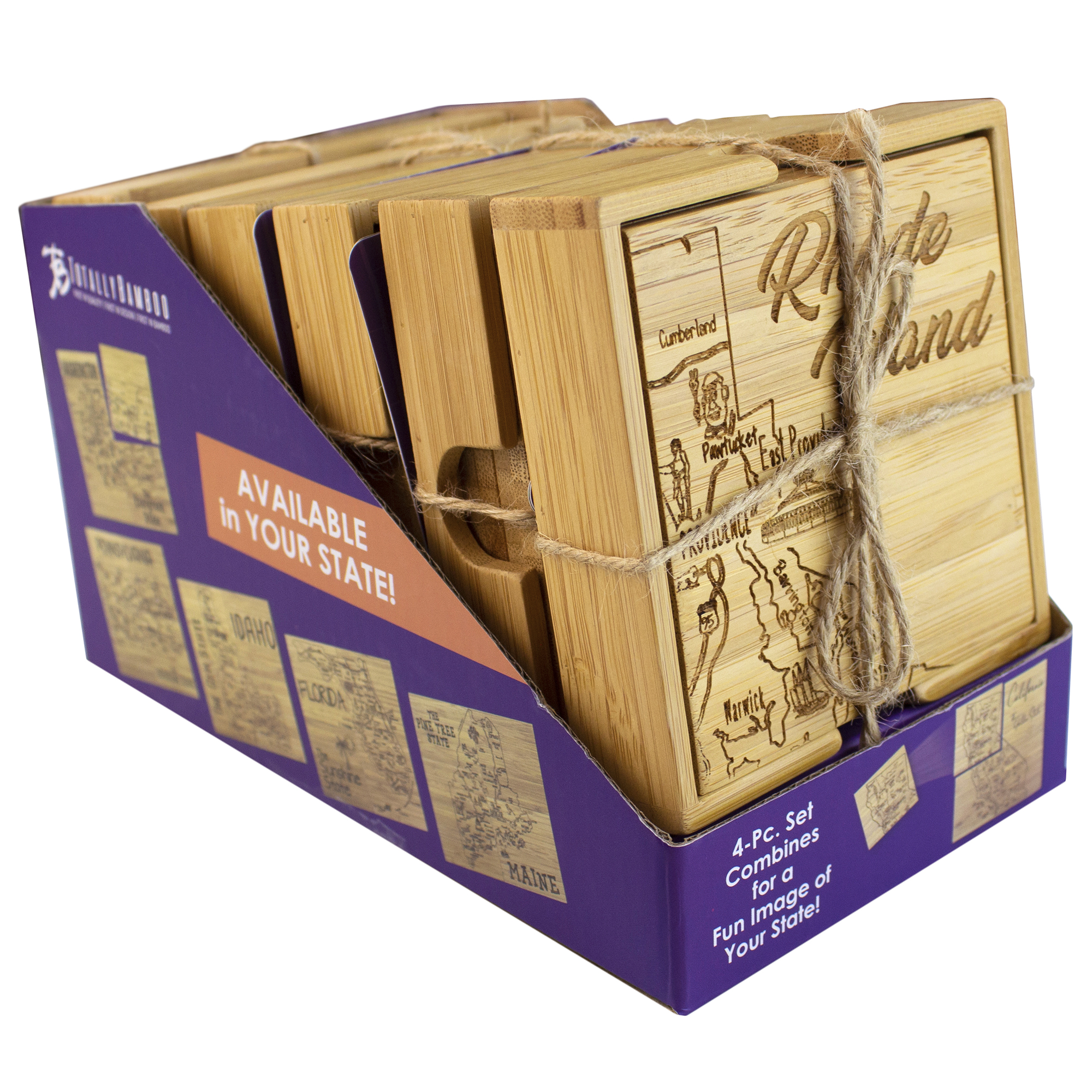 Rhode Island Puzzle Coaster Set 13