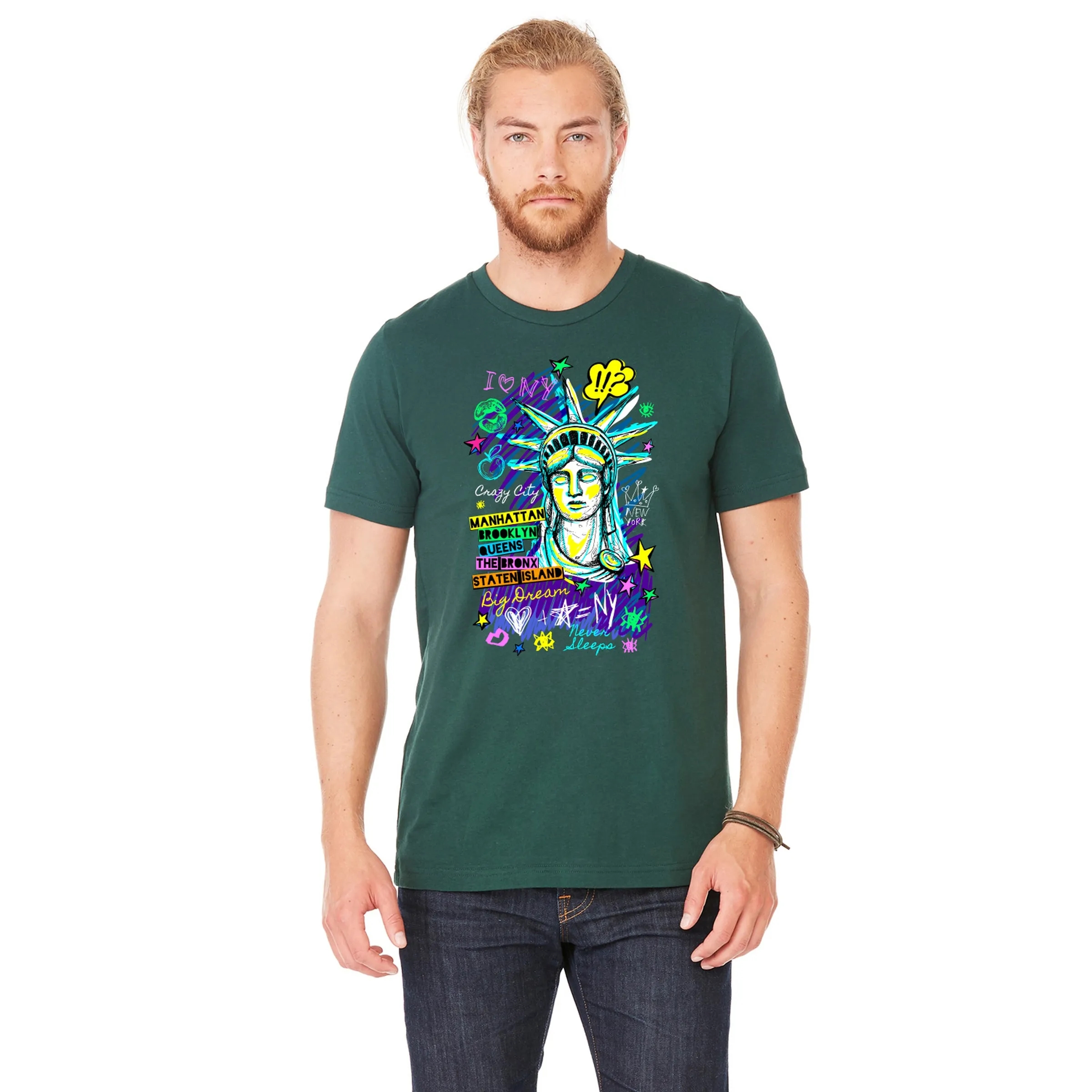 Bella + Canvas Unisex Jersey Short-Sleeve T-Shirt 22