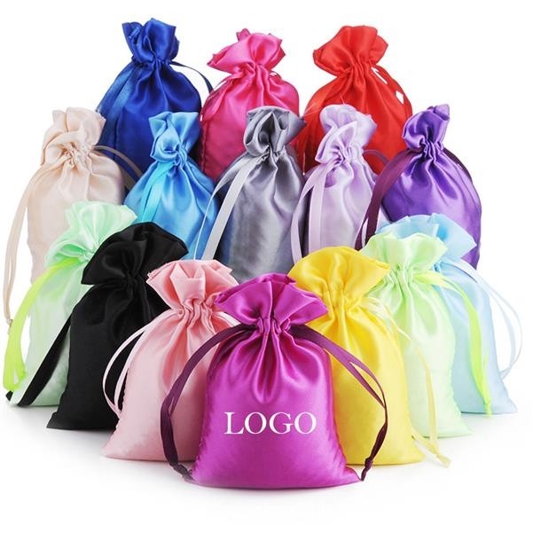 Satin Gift Drawstring Bag 1