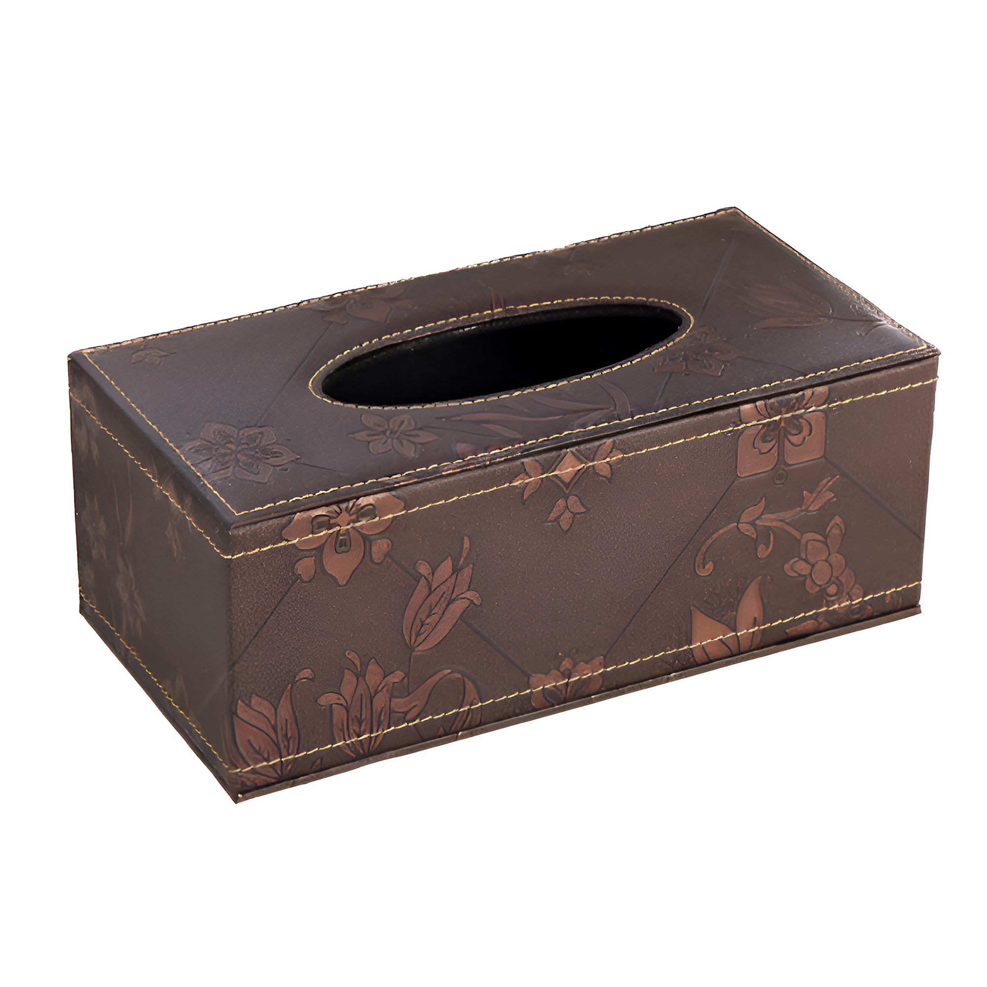 MOQ 50 PCS Stylish PU Leather Tissue Box 8