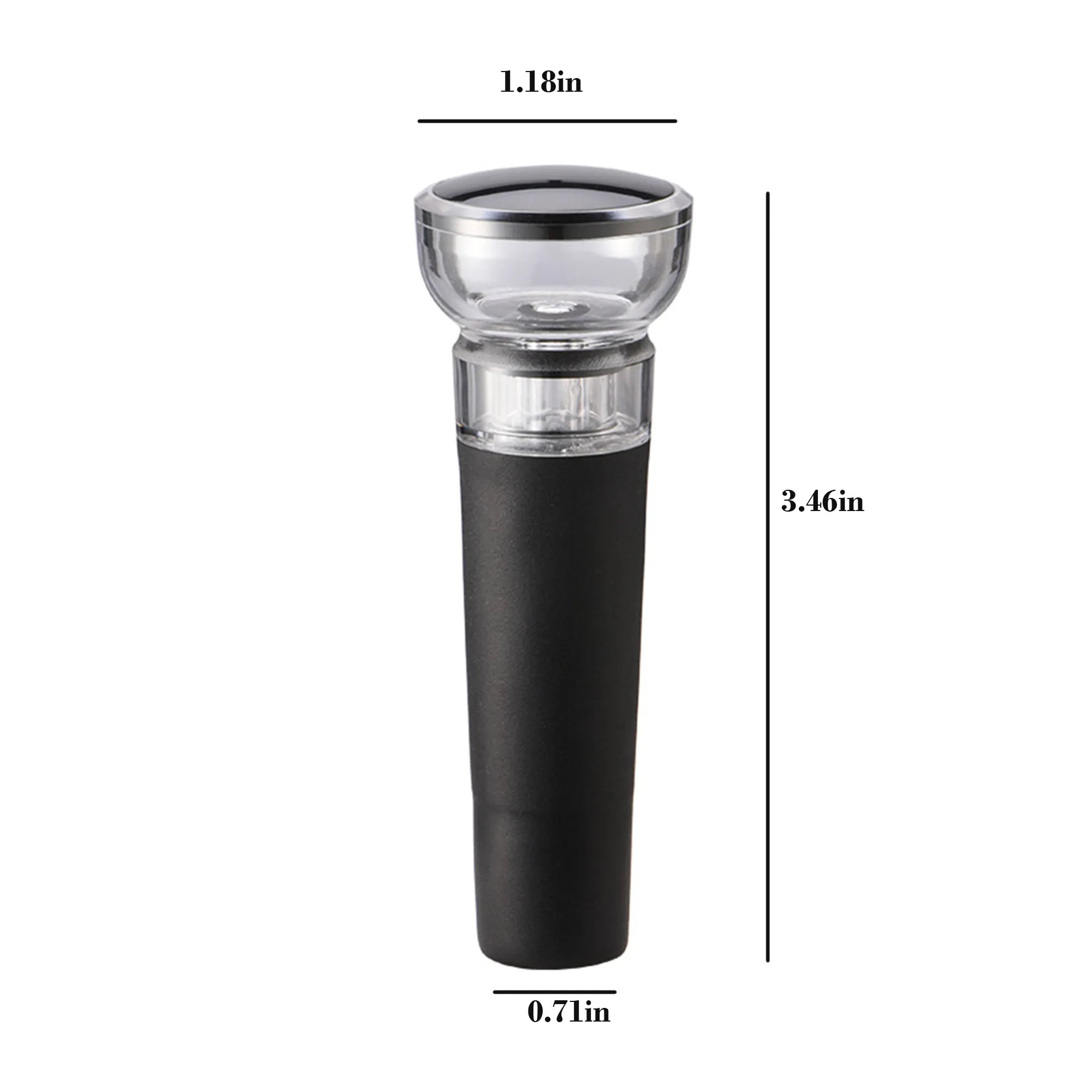 Vacuum Wine Stopper, Reusable Silicone Cap 2