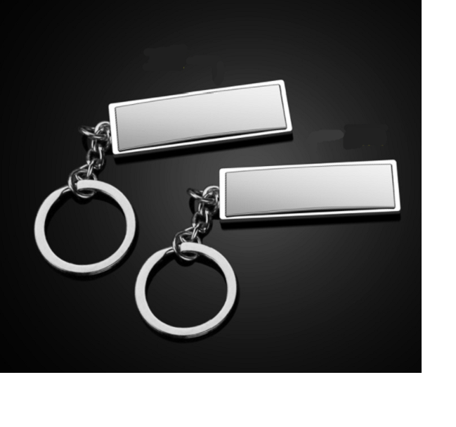 Blank rectangular keychain 1