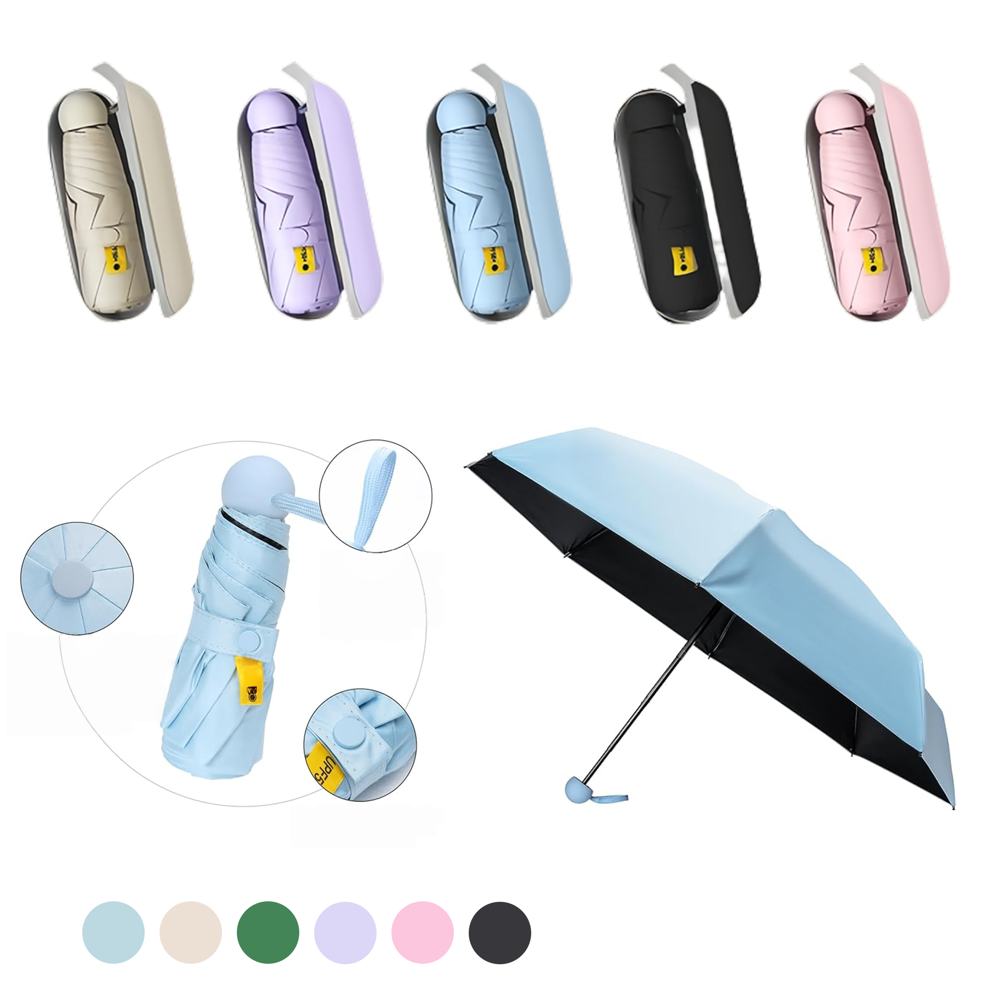 Foldable Capsule Umbrella MOQ10 2