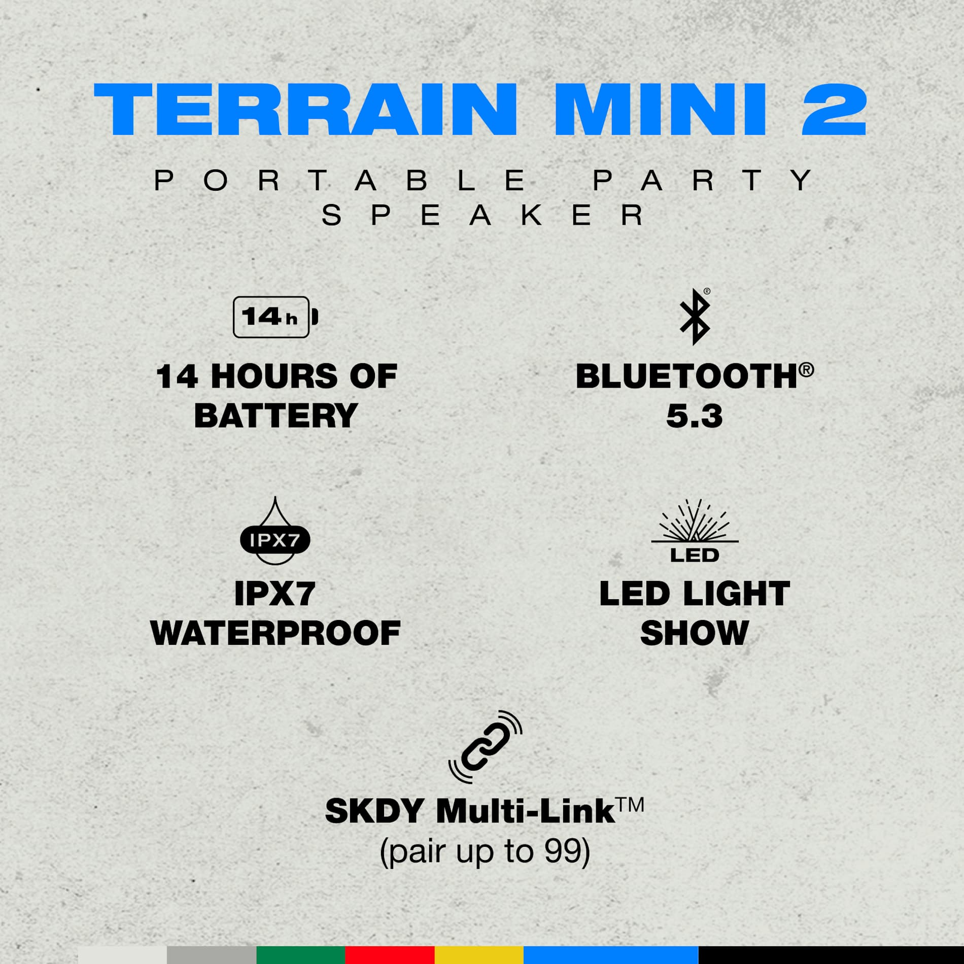 Skullcandy Terrain Mini 2 Bluetooth Speaker 19