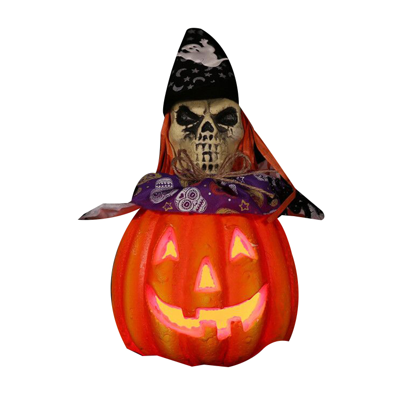 Lantern Witch creates a spooky presence Halloween Pumpkin light