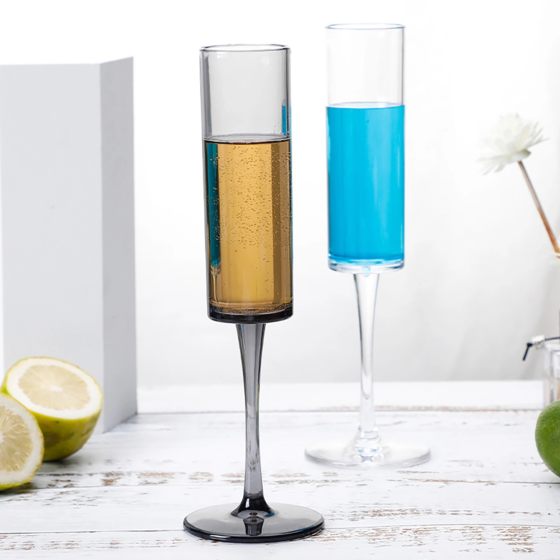 Pc Champagne Flutes Glass 3