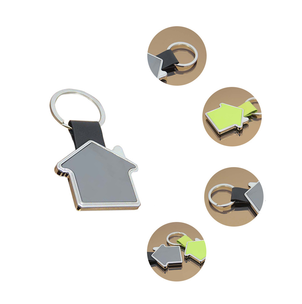 House Shape Metal Key Chain 3