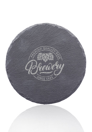 Minack Round Slate Coasters