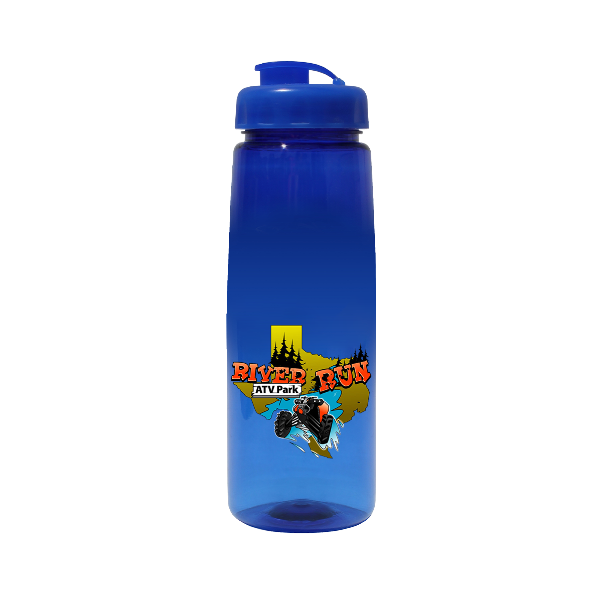 30 oz. Poly-Saver PET Bottle with Flip Top Cap, Full Color Digital 17