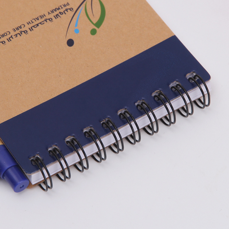 Kraft Spiral Notepad with Pen 5