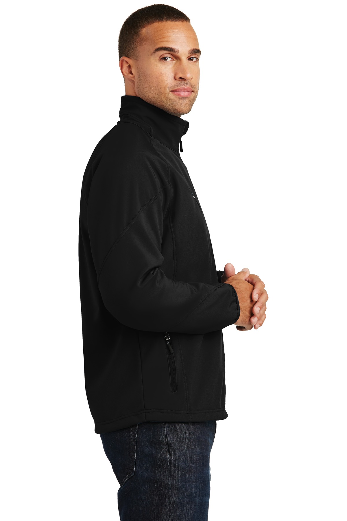 Port Authority Textured Soft Shell Jacket. J705 2
