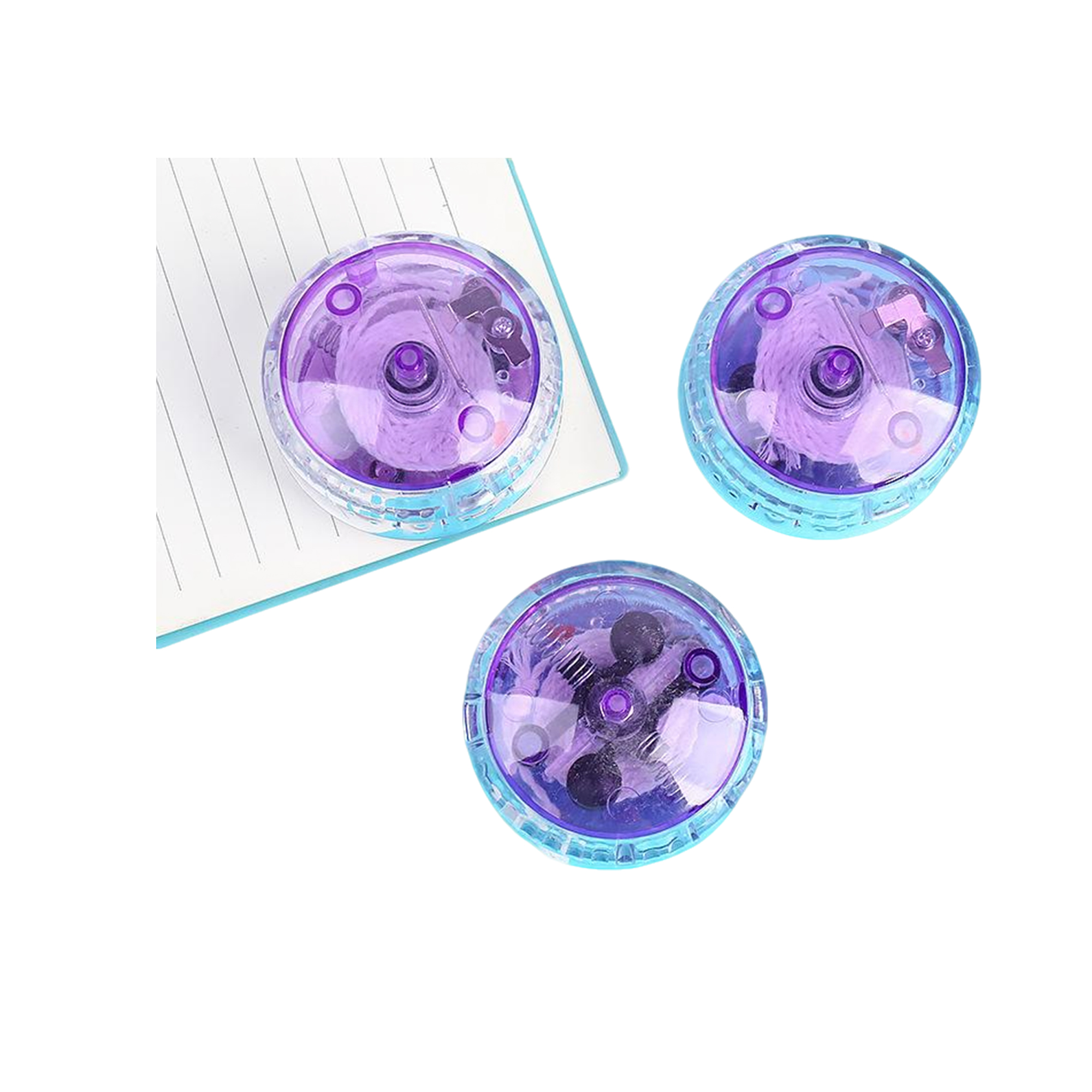 LED Flash Yoyo Toy Illuminated Spin Design 9