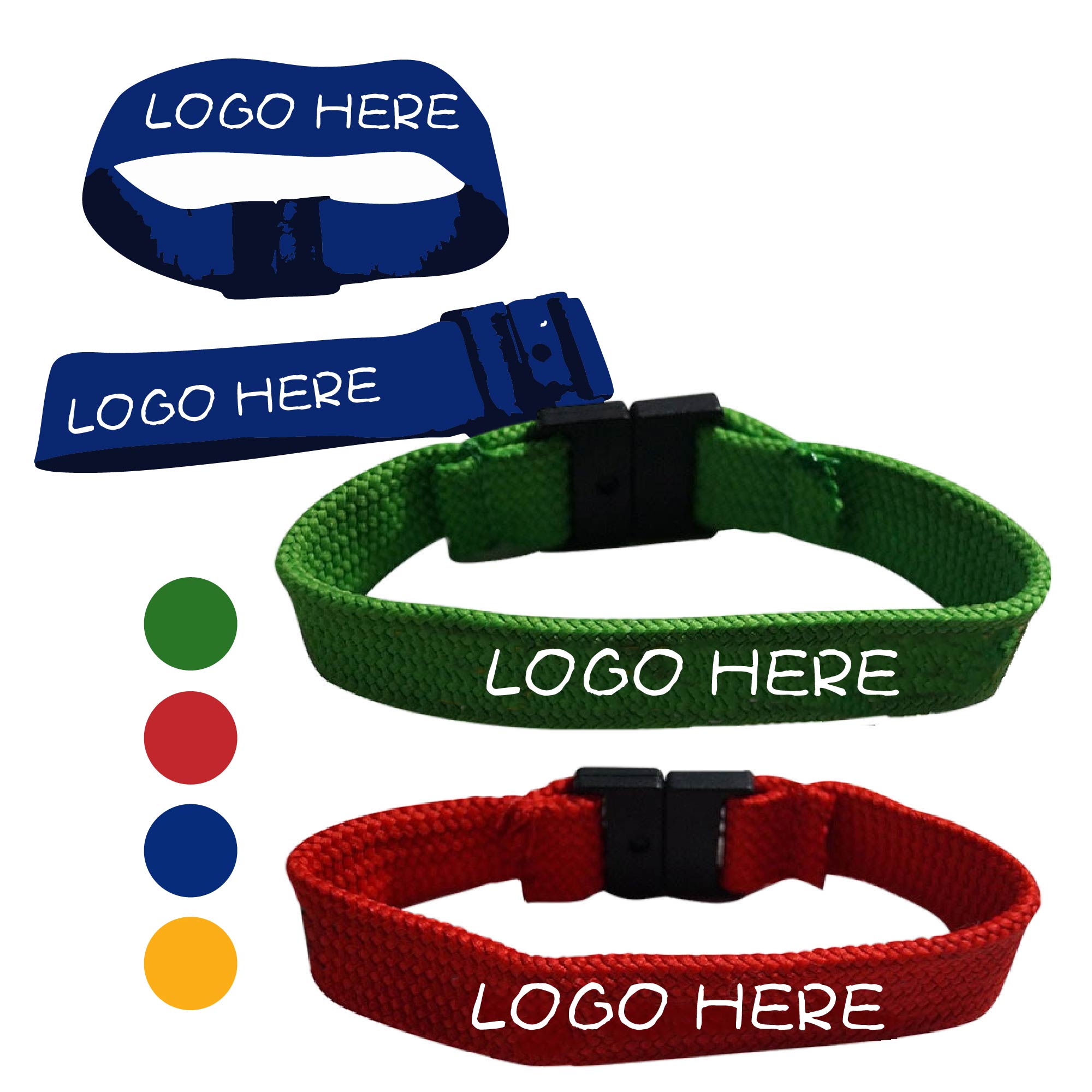 Polyester Elastic Wristbands 3