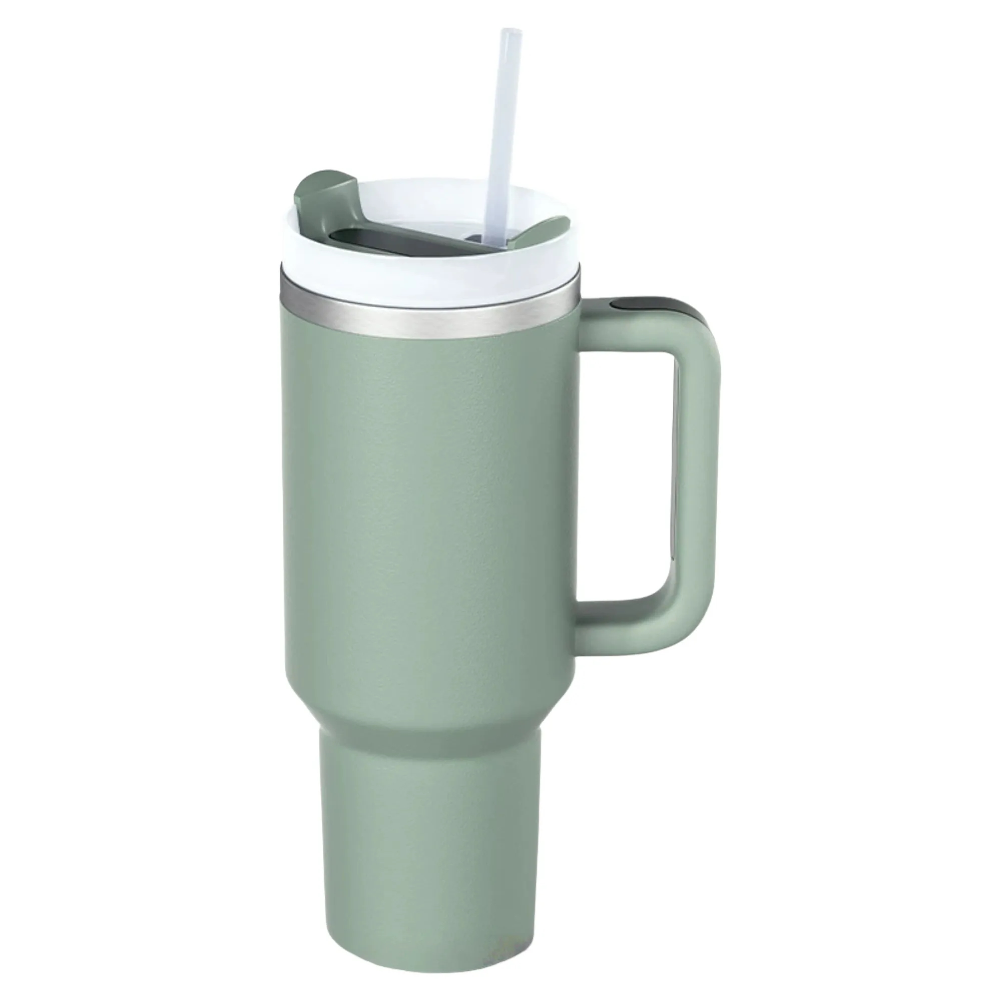 40OZ Vacuum Insulated Travel Iced Cup With Lid And Straw 6