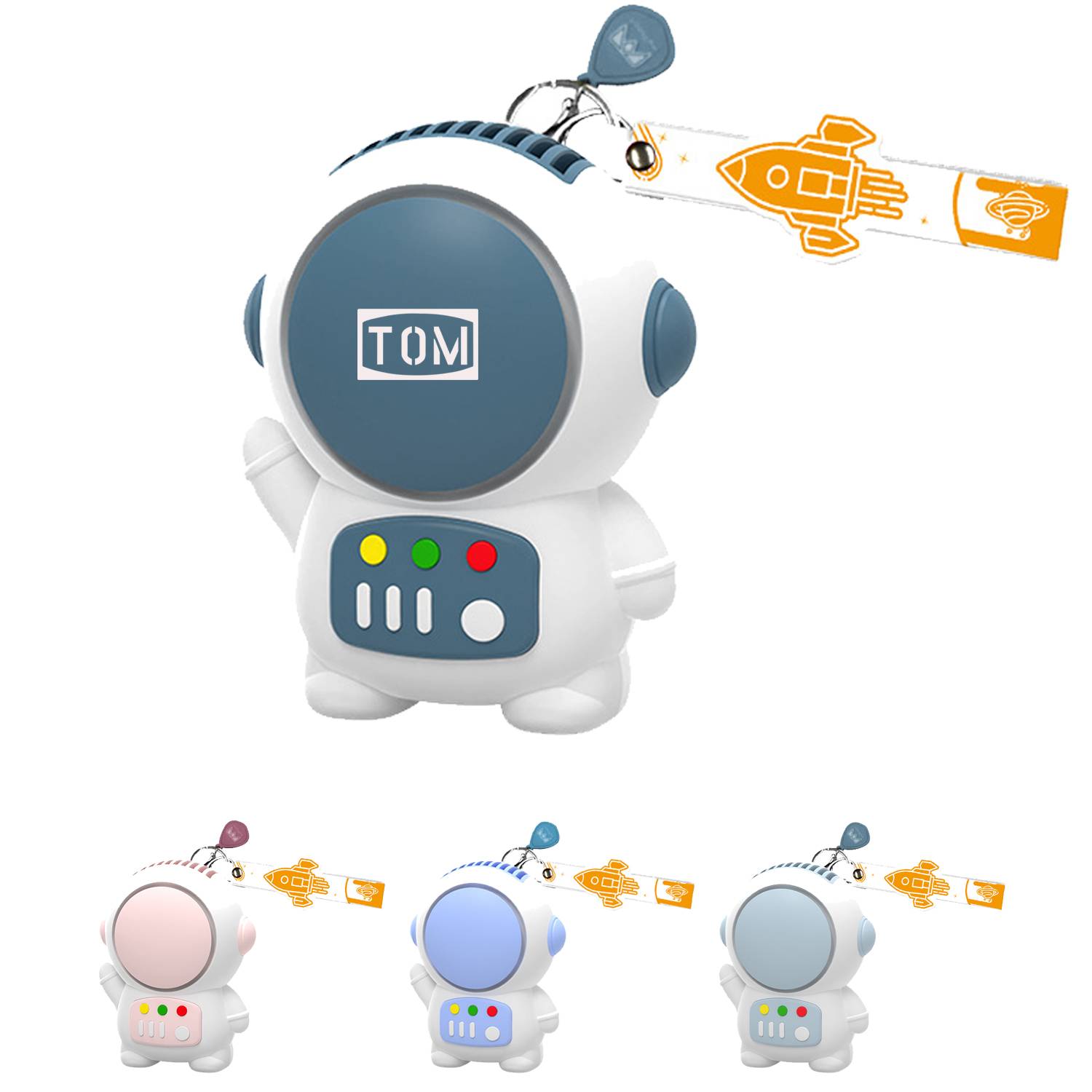 USB charging portable keychain pendant mini bladeless fan 6