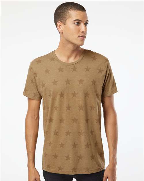 Unisex Star Print Tee - 3929 28