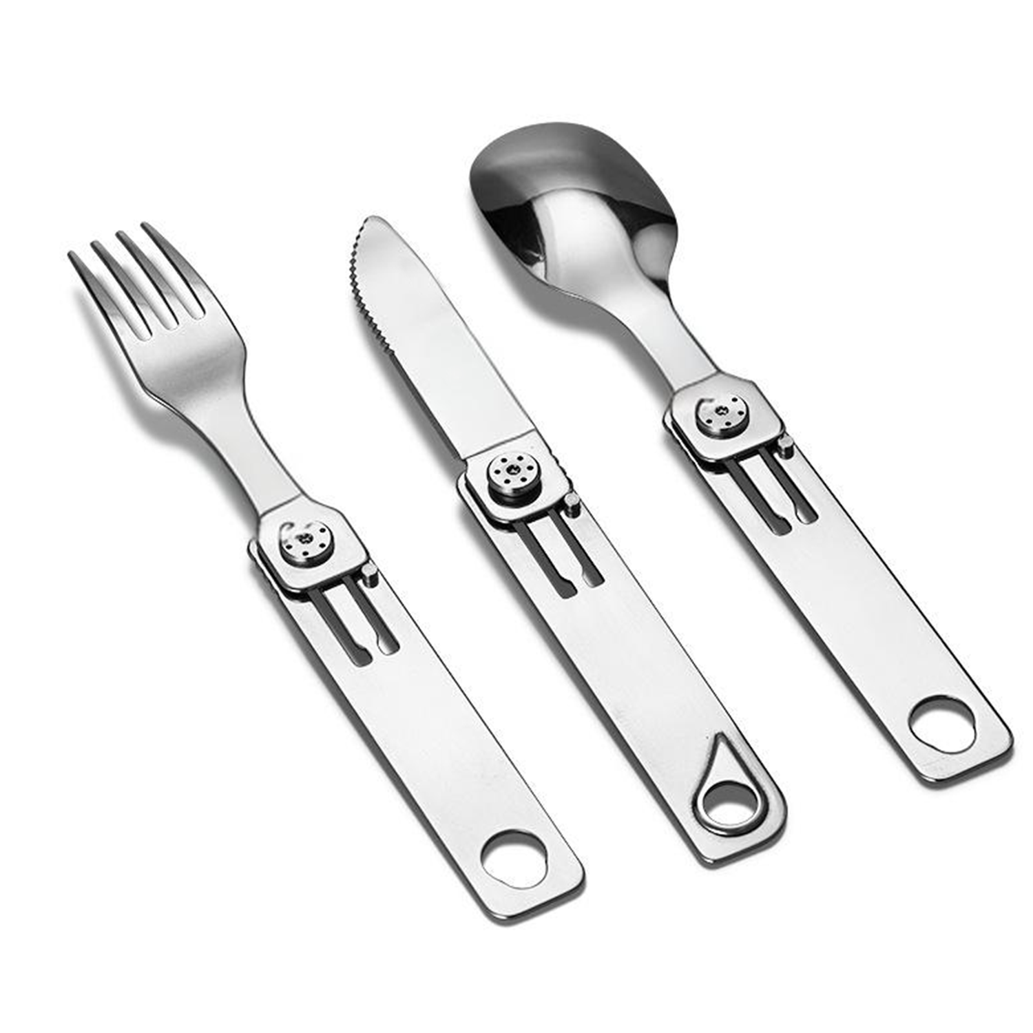 Stainless Steel Knife, Fork and Spoon Outdoor Cutlery Set 3