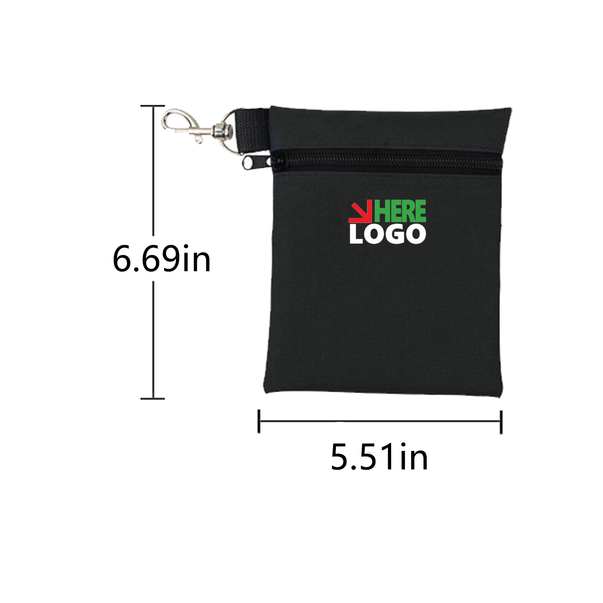 Golf Ball Bag With Carabiner 3