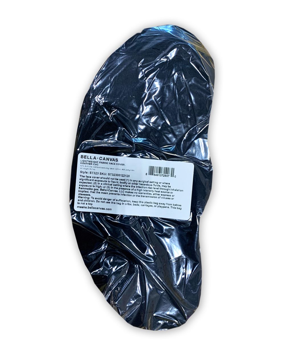 Lightweight Fabric Face Cover CVC 52/48 Cotton/Poly