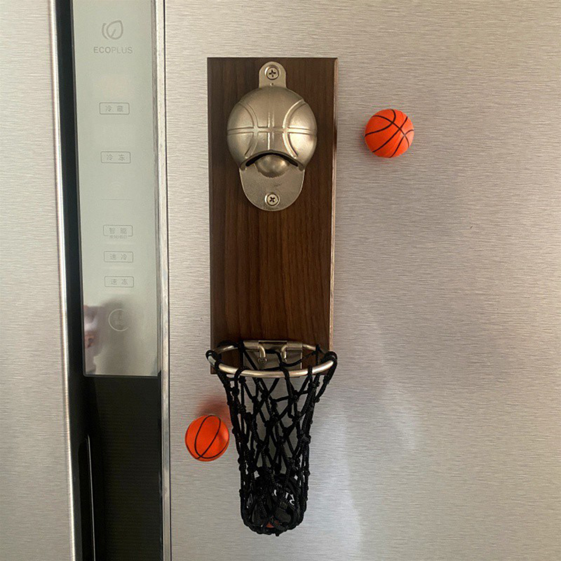 Magnetic Basketball Bottle Opener 2