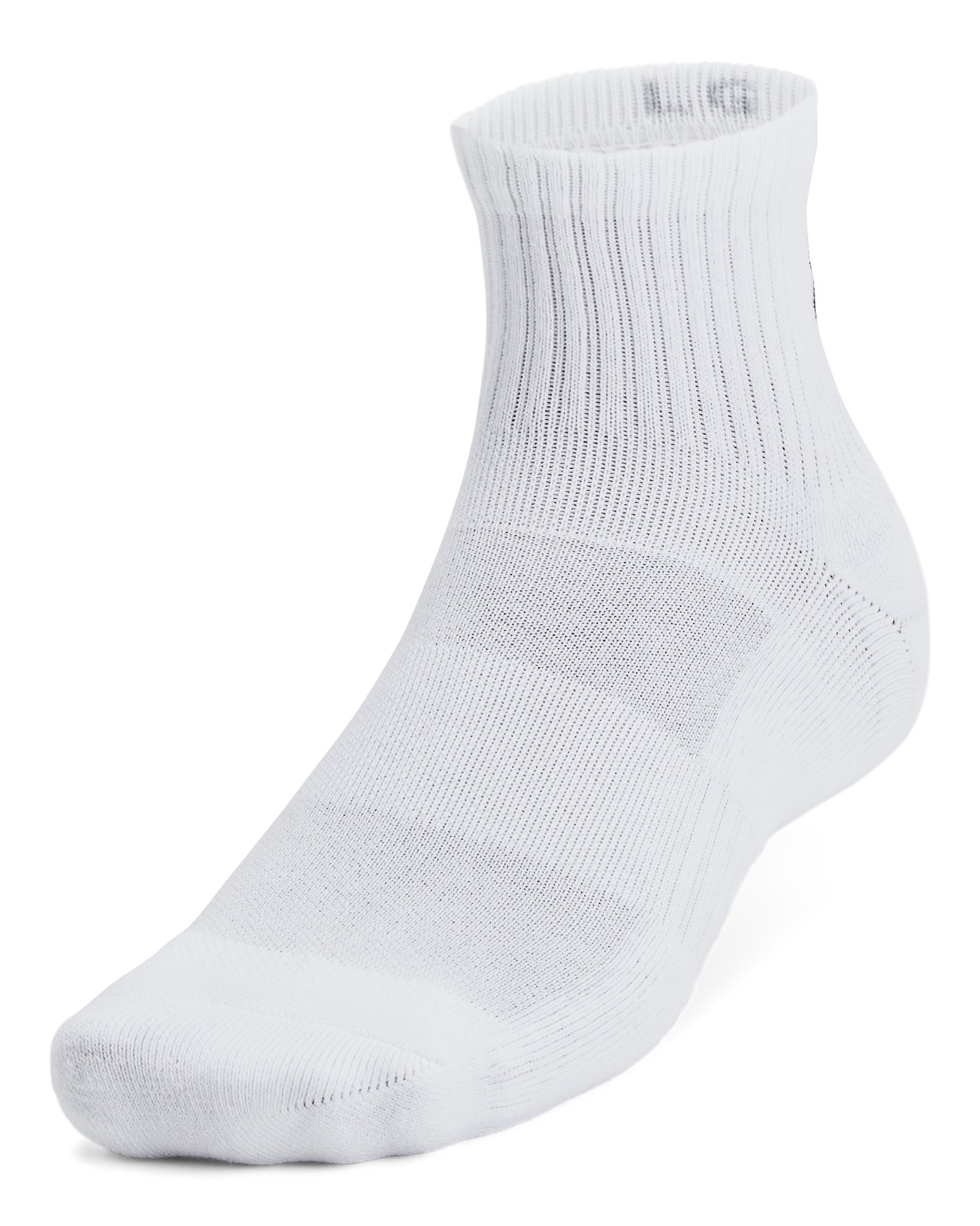 UA Training Cotton Unisex 6-Pack Quarter Socks 4