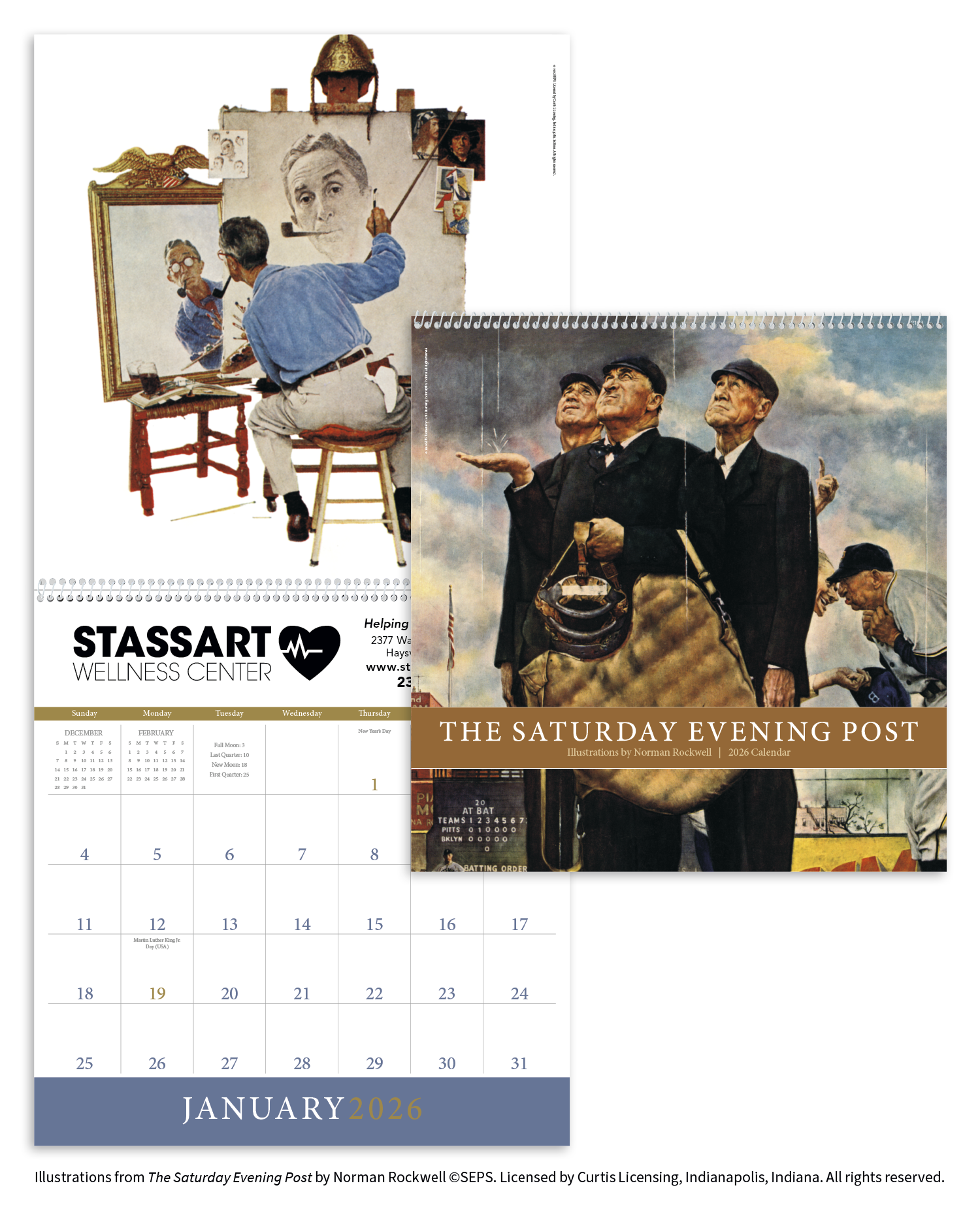Triumph® Calendars The Saturday Evening Post Illustrations by Norman Rockwell Calendar 35