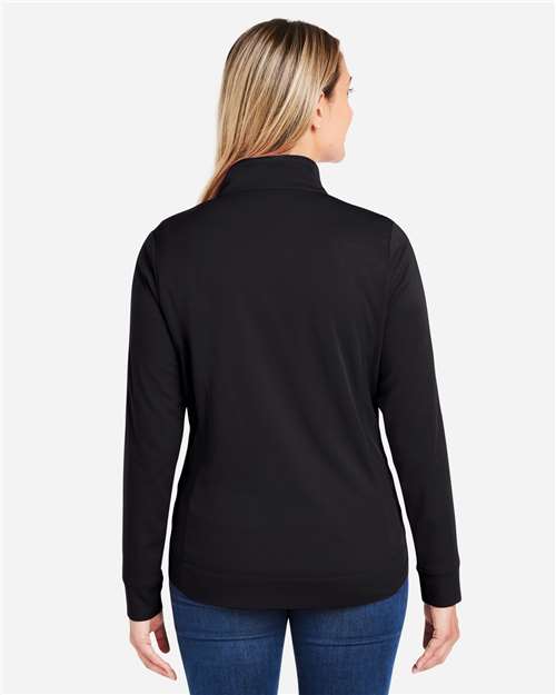 Women's Market Snag Protect Mesh Colorblock Quarter-Zip Pullover - CE404W 23