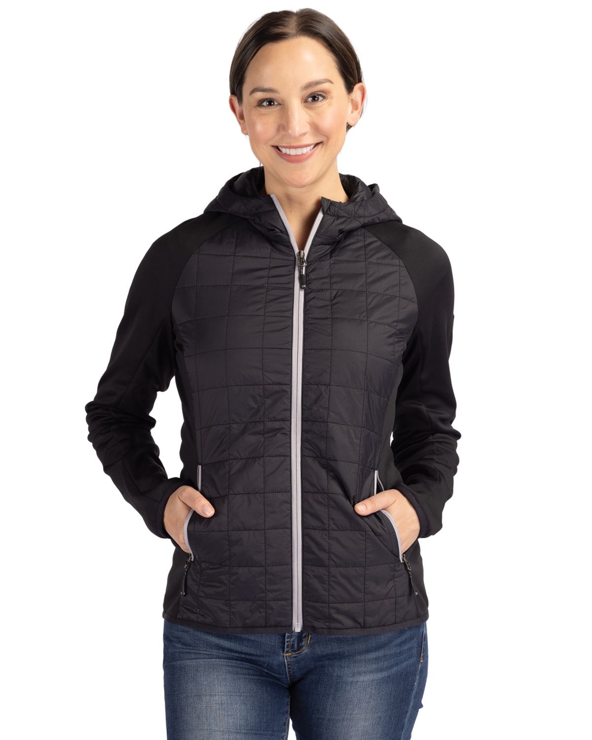 Rainier Primaloft Womens Eco Full Zip Hybrid Jacket