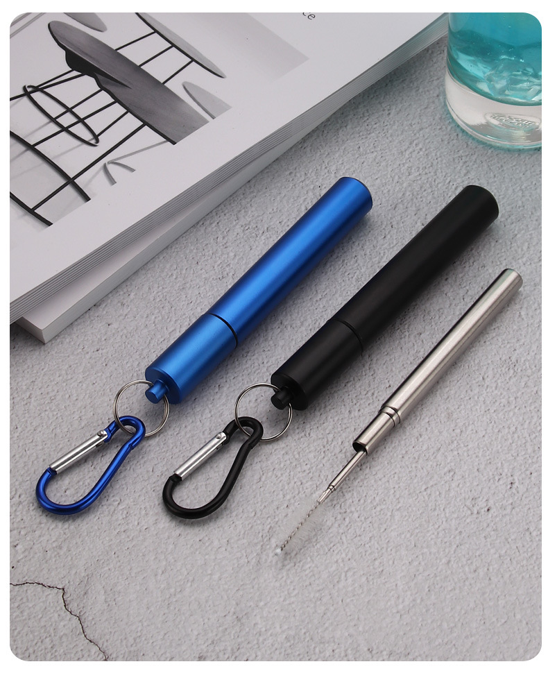 Collapsible Portable Metal Straw 4