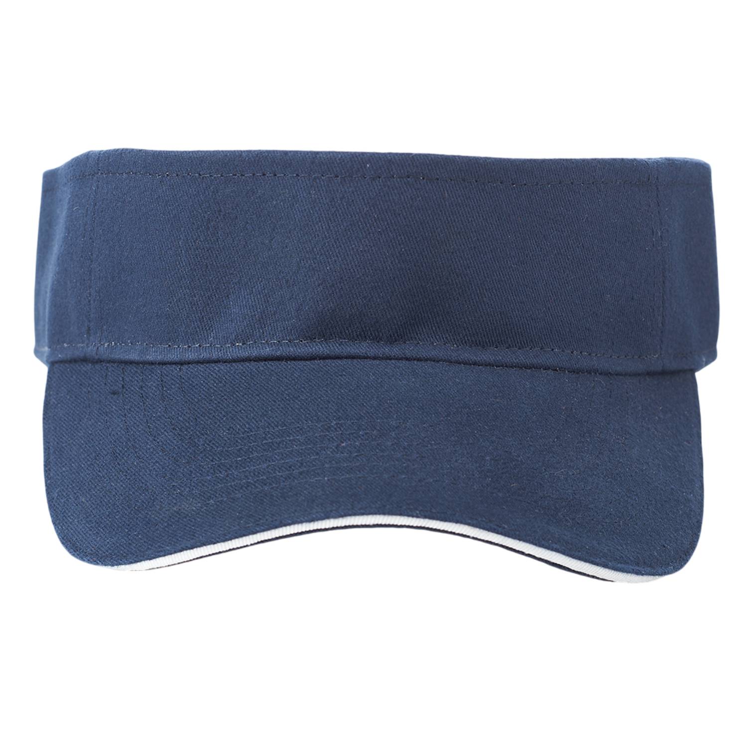 Strap Closure Cotton Sandwich Visor 4