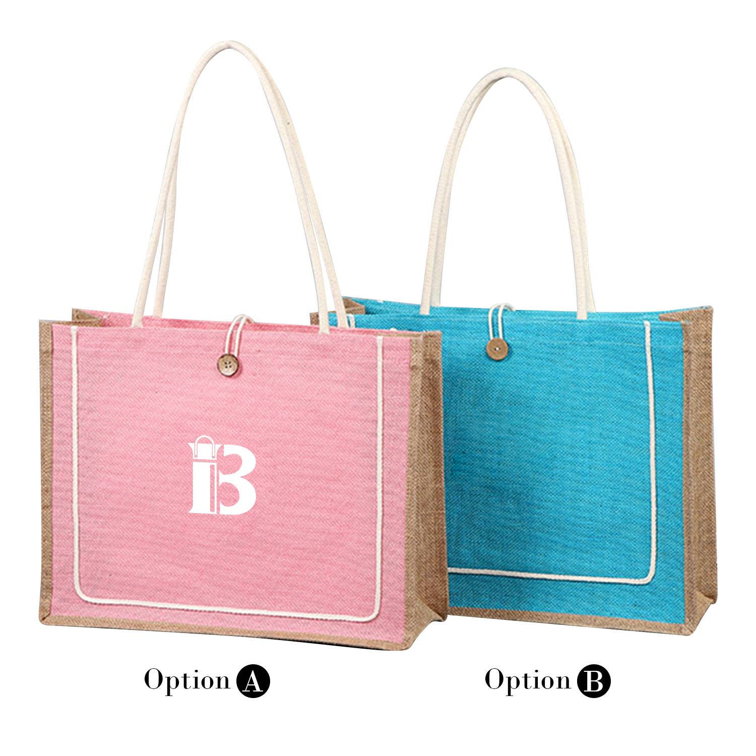 Linen Tote Bag, custom tote bag with logo imprint 2