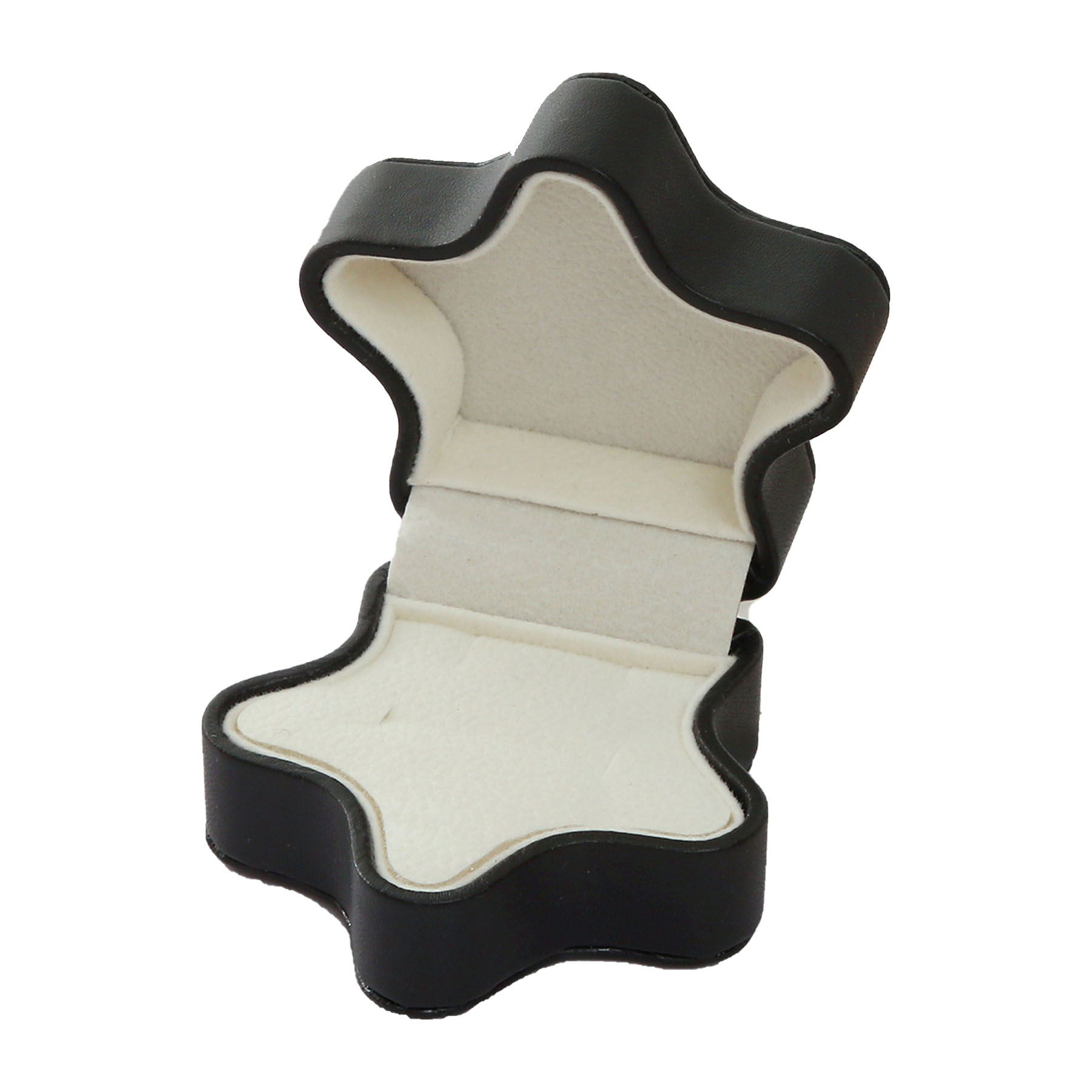 Star-Shaped Mini PU Leather Jewelry Box 2