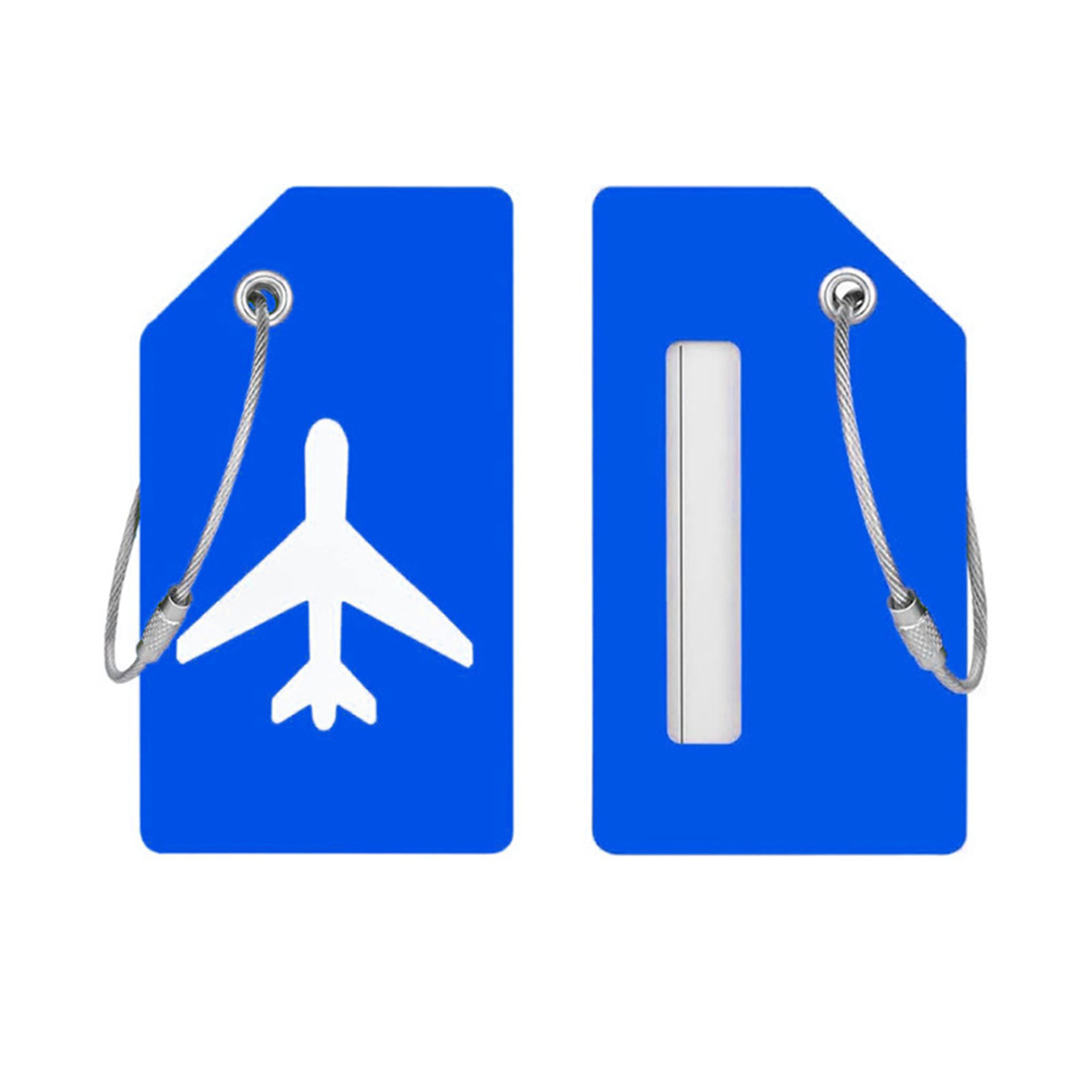 Reusable Silicone Luggage Tag with Info Card Protector 7