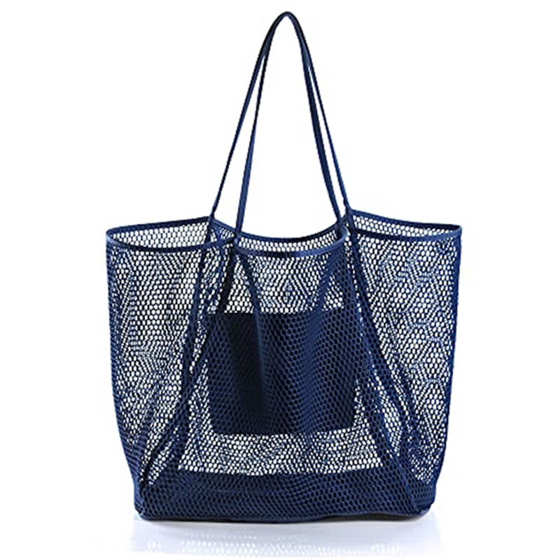 Mesh Beach Tote Womens Shoulder Handbag 9
