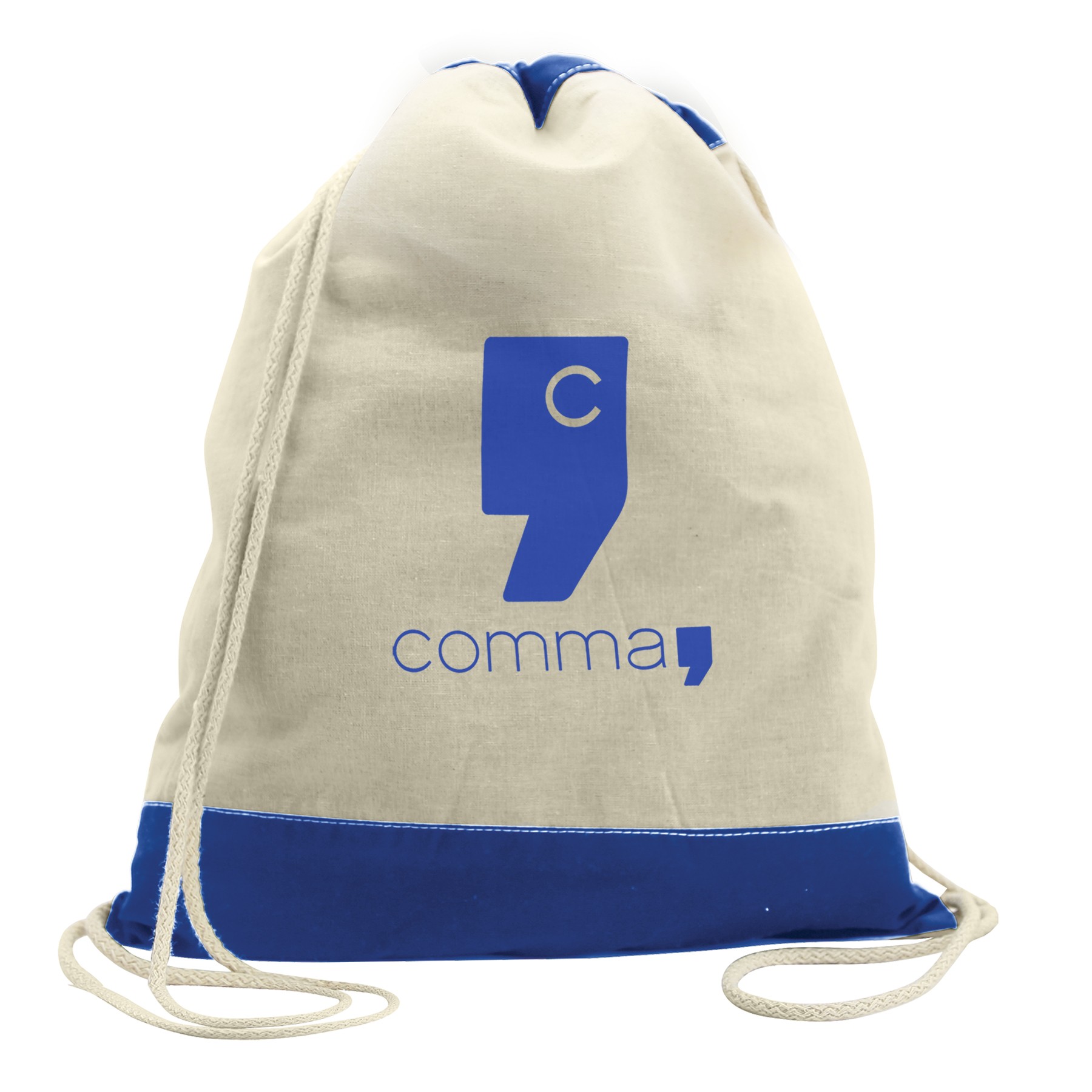 Cotton Drawstring Backpack 1