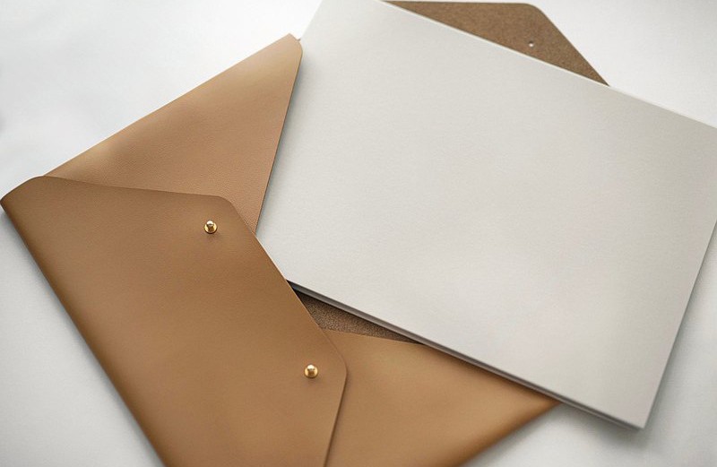 Custom Faux Leather Document Holders 6