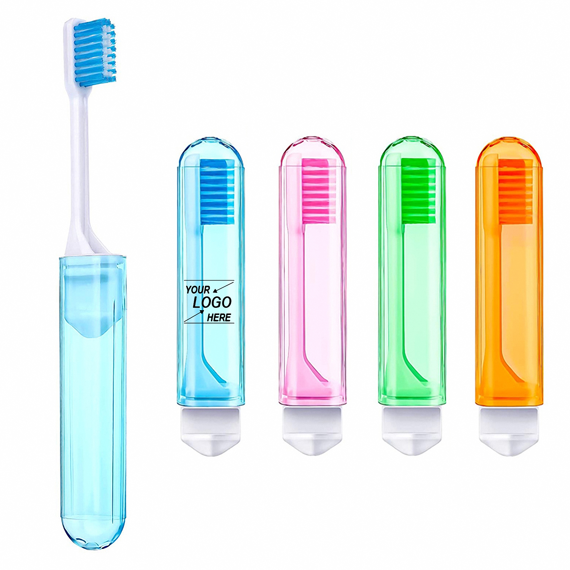 Travel Folding Plastic Toothbrush