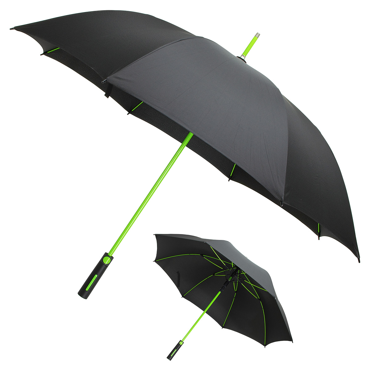 Parkside Auto-Open Umbrella with Contrasting Color Frame 14