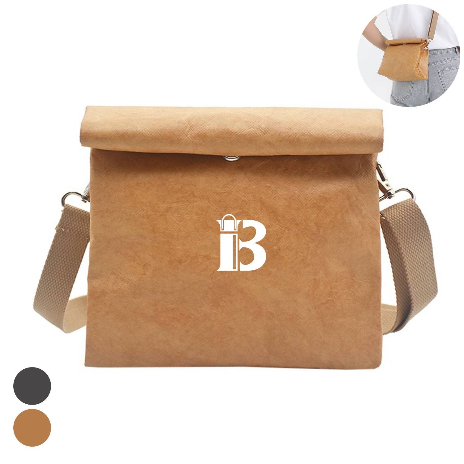 Tyvek Paper Crossbody Bag 2