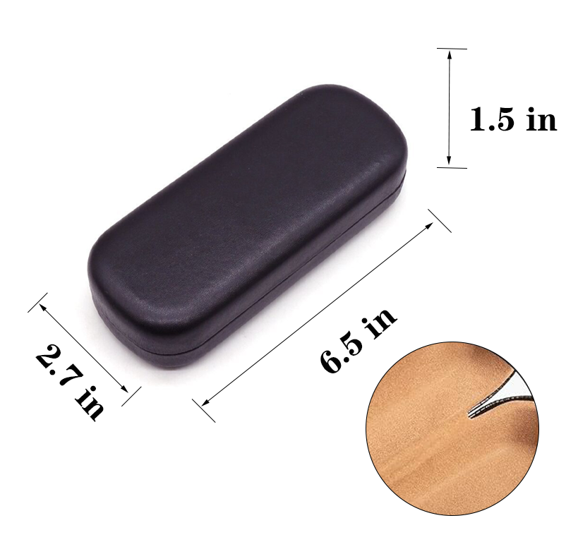 Portable Leather Glasses Storage Case 5