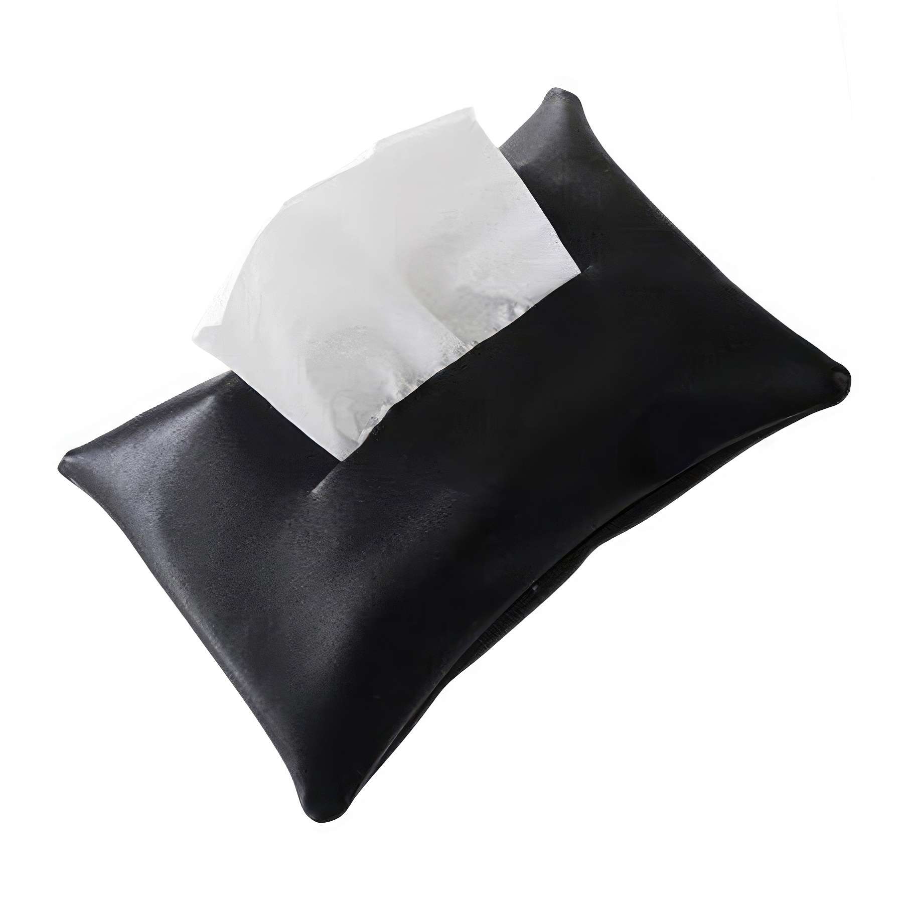Custom PU Leather Car Napkin Case &Restaurant Tissue Box 3