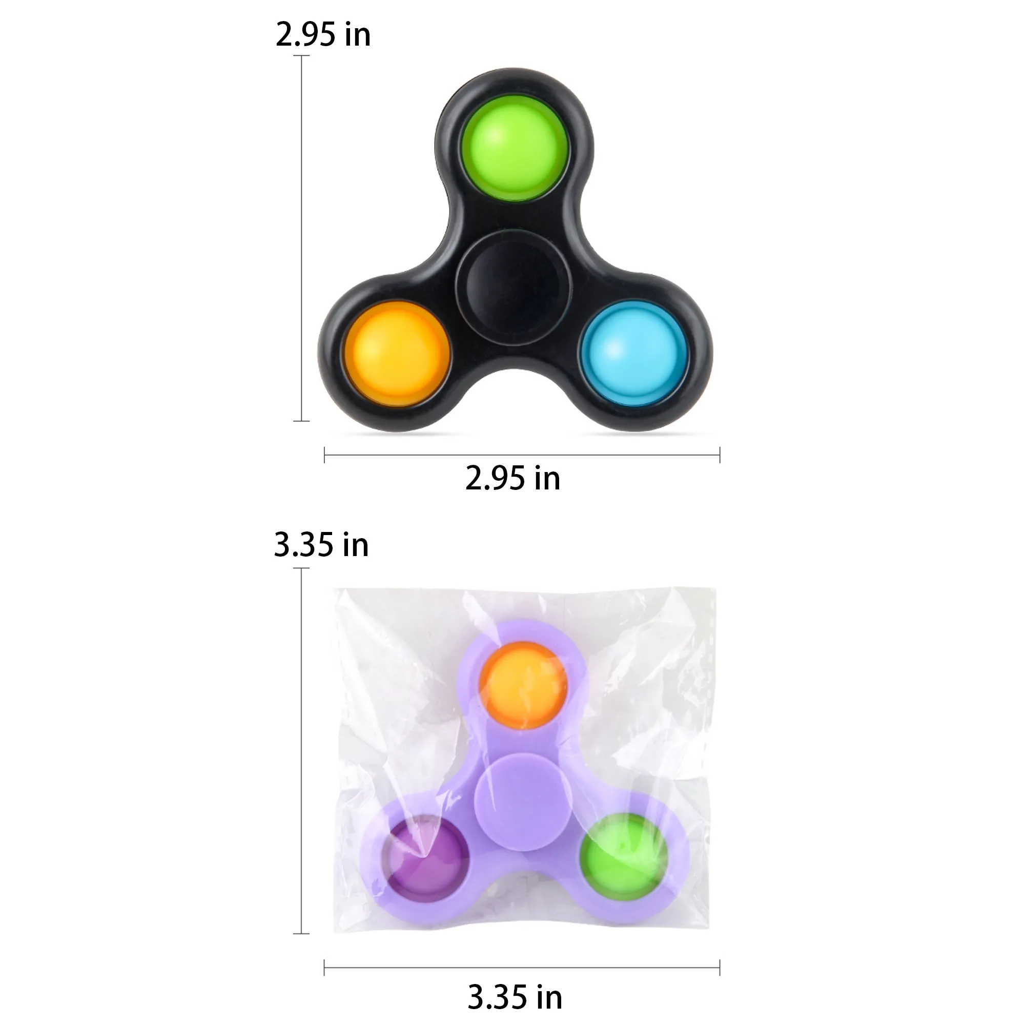Fidget Spinner Bubble Pressable Toy 5