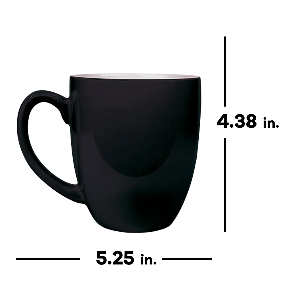 Ceramic Bistro Mug 16oz, custom mug with logo imprint 6