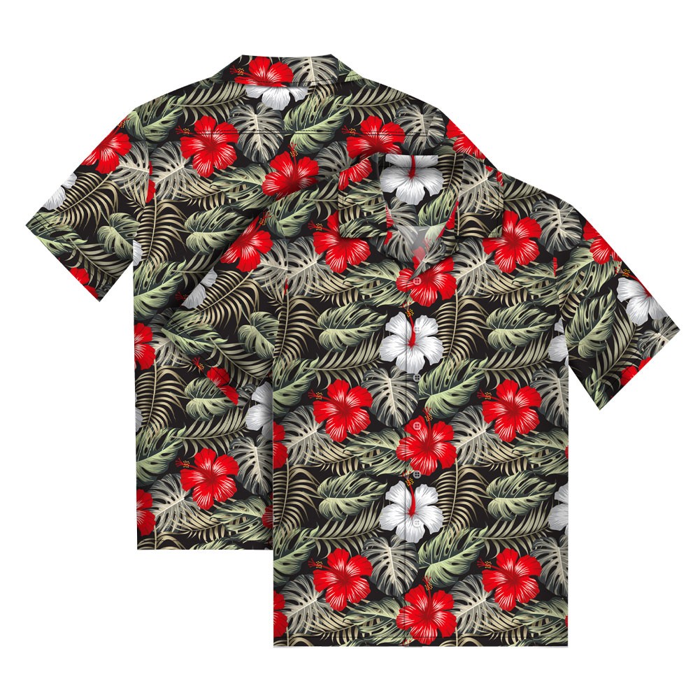 Men's Sublimated Hawaiian Cuban Collar Camp Shirt 4