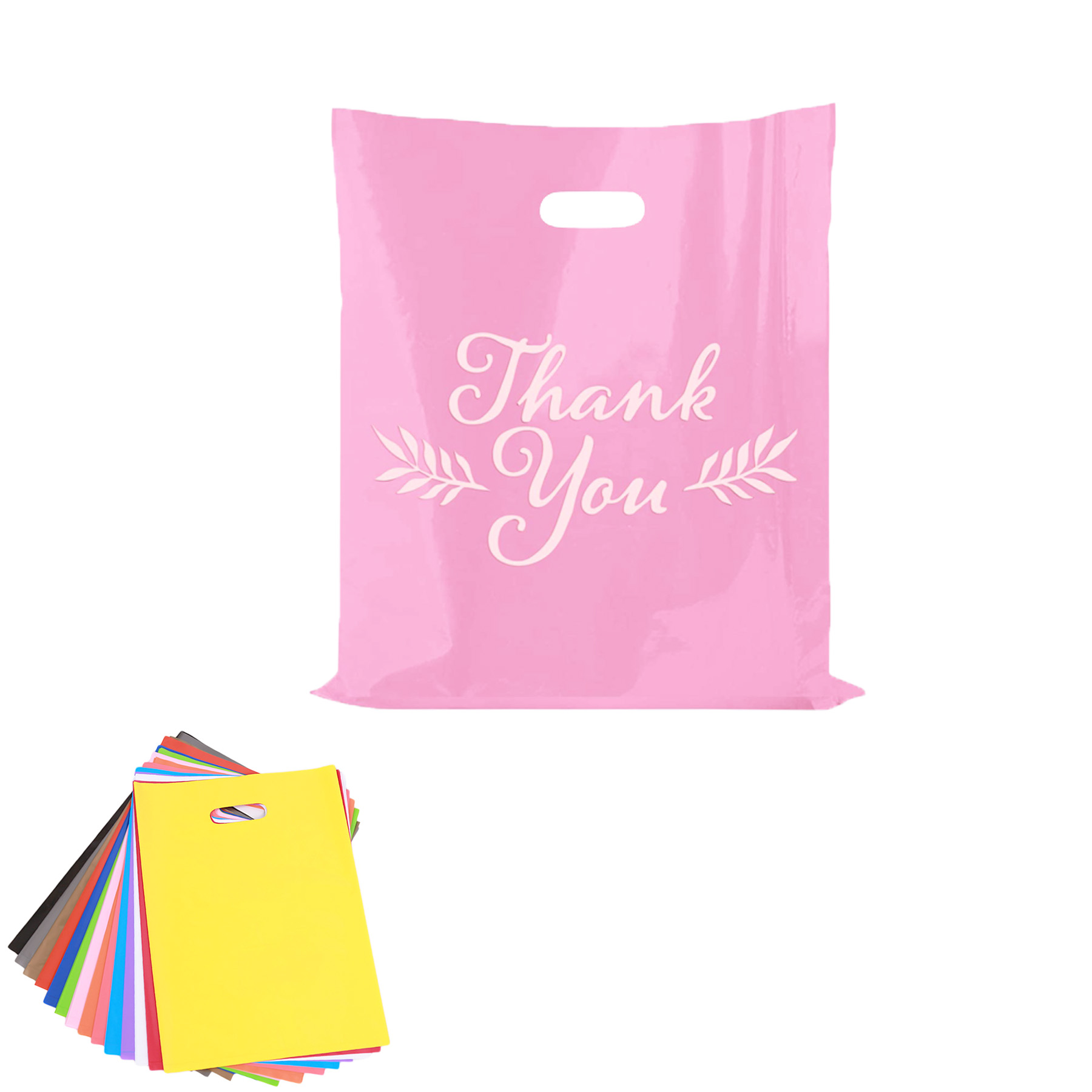 Shopping Take Out Bag with Die Cut Handle 3