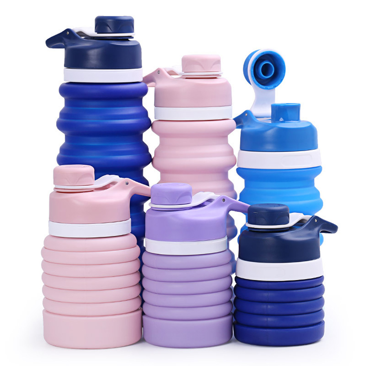 Stretch Folding Bottle With Carabiner 2